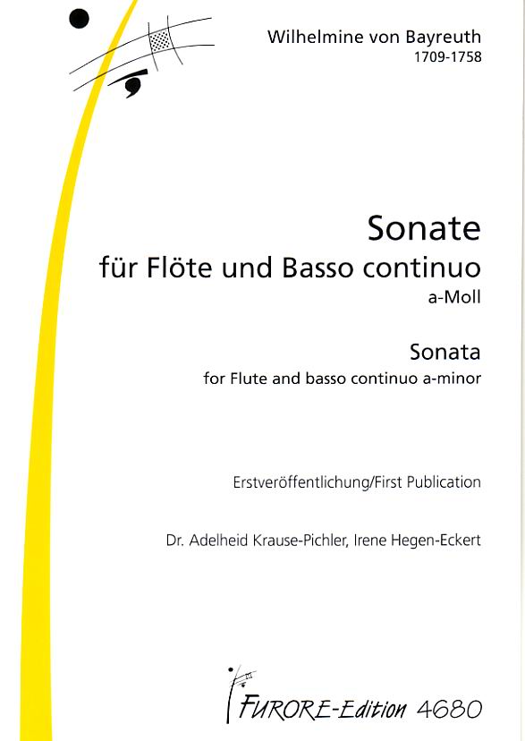 Sonate fr Flte und B.C. in a-Moll - klik hier