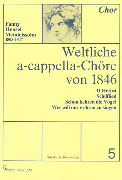 Weltliche a-cappella Chre von 1846 #5 - klik hier
