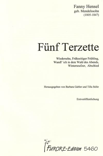 5 Terzette - klik hier 5 Terzette - klik hier