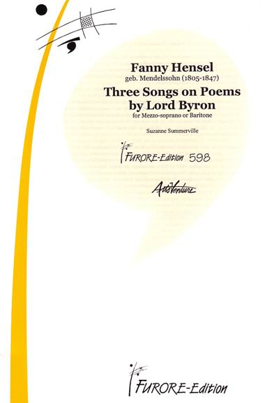 3 Songs on Poems by Lord Byron, Partitur - klik hier 3 Songs on Poems by Lord Byron, Partitur - klik hier