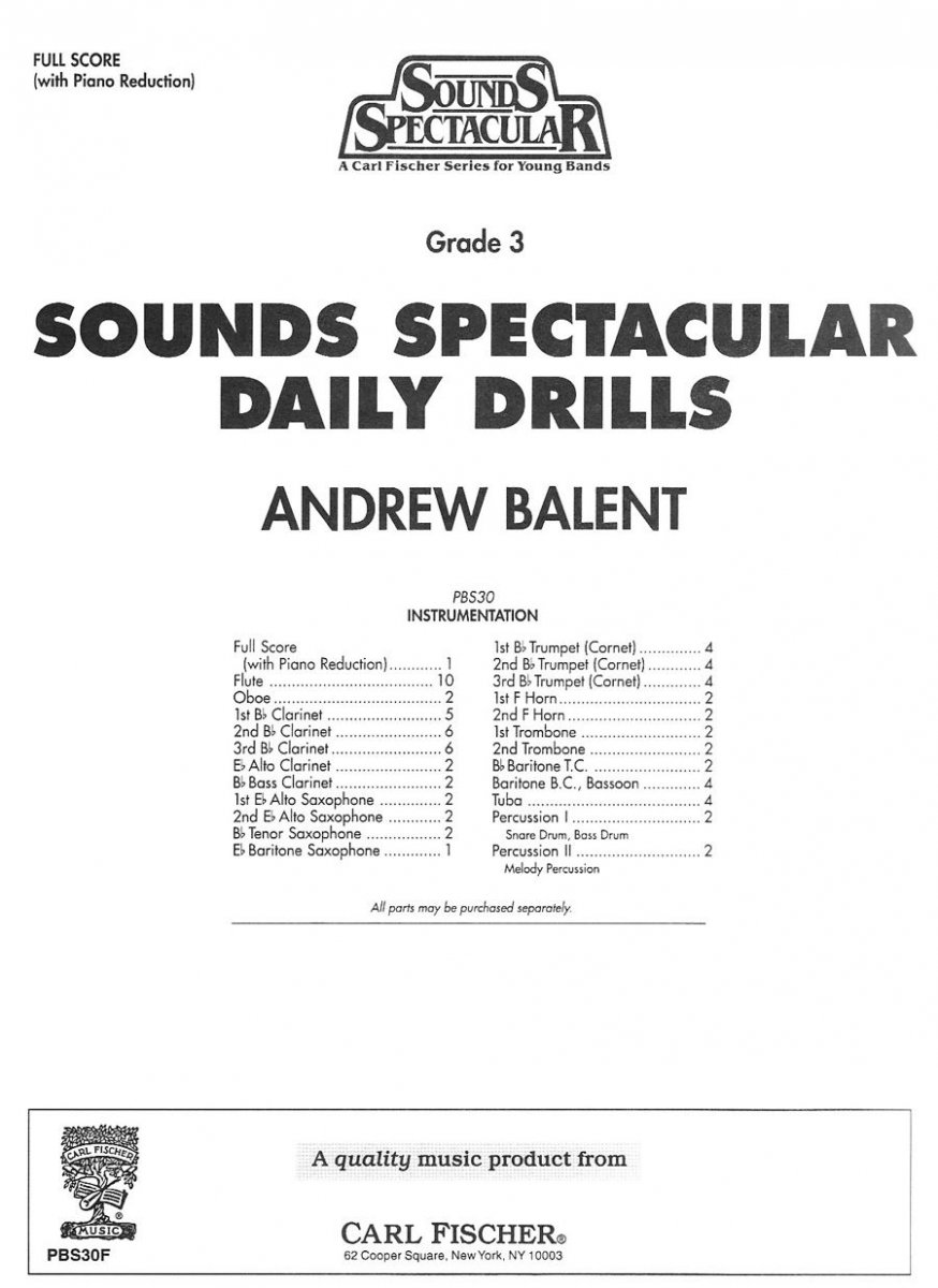 Sounds Spectacular Daily Drill - klik hier