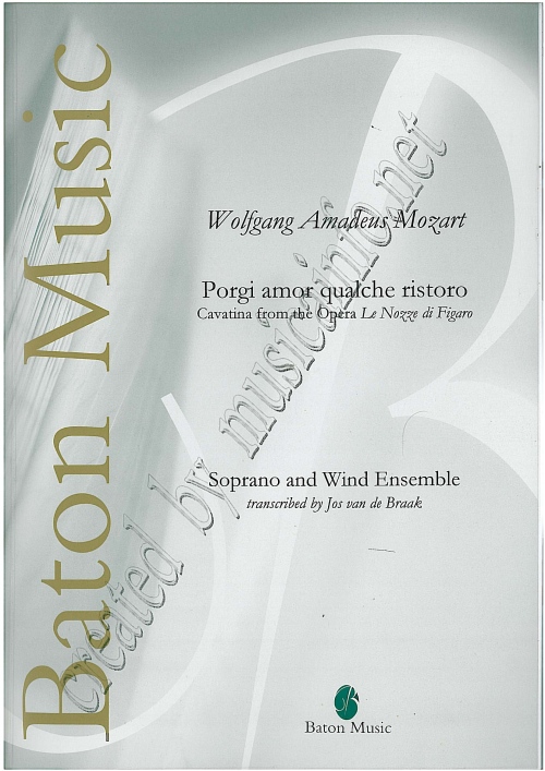 Porgi amor qualche ristoro (Cavatina from the Opera 'Le Nozze di Figaro') - klik hier Porgi amor qualche ristoro (Cavatina from the Opera 'Le Nozze di Figaro') - klik hier