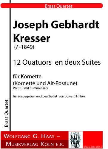 12 Quatuors Quatuors en deux suites - klik hier