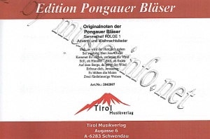 Pongauer Blser (5stimmige Advent- und Weihnachtslieder) - klik hier