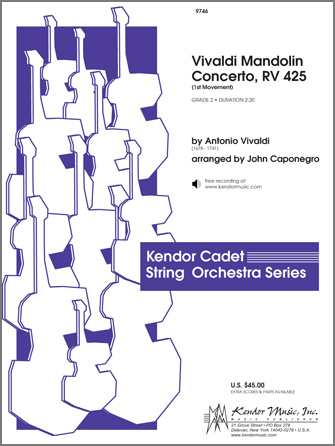 Vivaldi Mandolin Concerto (Mvt. 1) - klik hier