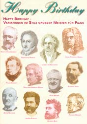 Happy Birthday Variationen #15 Kompl - klik hier