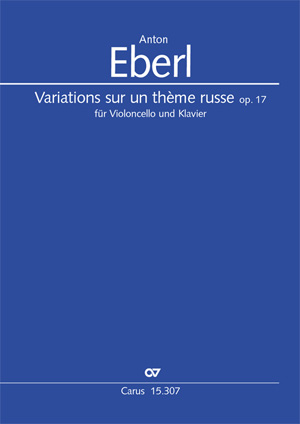 Variations sur un th�me russe f�r Violoncello und Klavier - klik hier