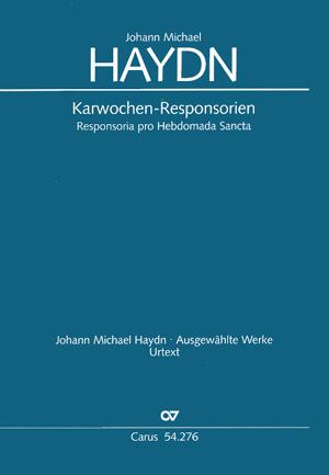J. M. Haydn: Responsoria pro Hebdomada Sancta - klik hier