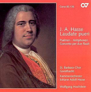 Hasse: Laudate pueri. Psalmen, Antiphonen, Concerto per due flauti - klik hier Hasse: Laudate pueri. Psalmen, Antiphonen, Concerto per due flauti - klik hier