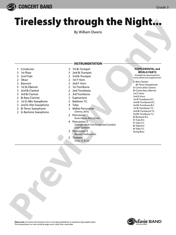 Tirelessly Through the Night... - klik hier