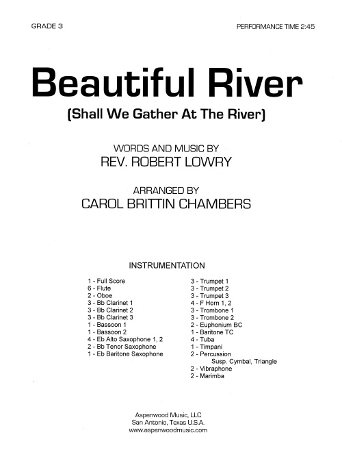 Beautiful River (Shall We Gather at the River) (1864) - klik hier