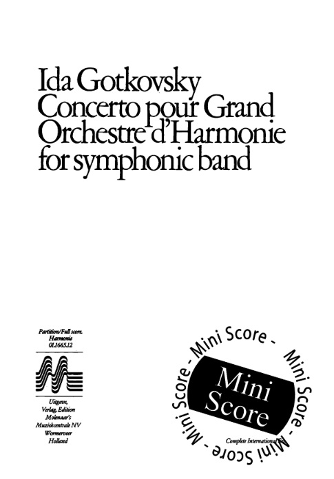 Concerto pour Orchestre d'Harmonie - klik hier