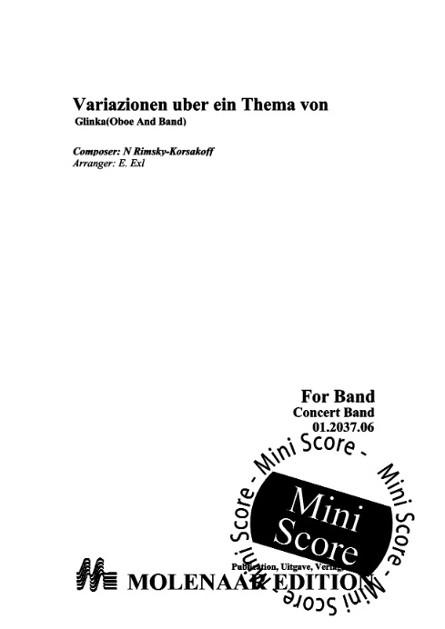 Variazionen uber ein Thema von Glinka (Variations on a Theme of Glinka) - klik hier