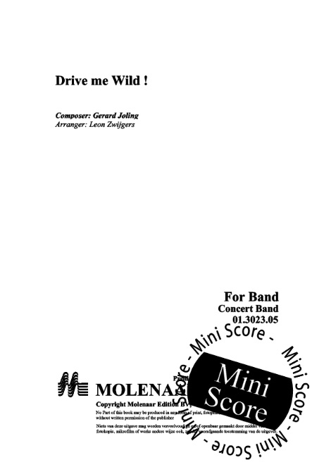Drive Me Wild ! (Maak Me Gek) - klik hier