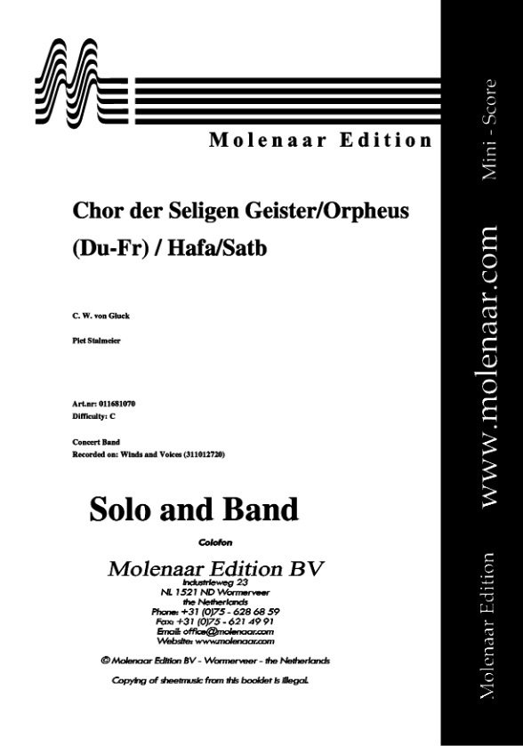 Chor der Seligen Geister /Orpheus - klik hier