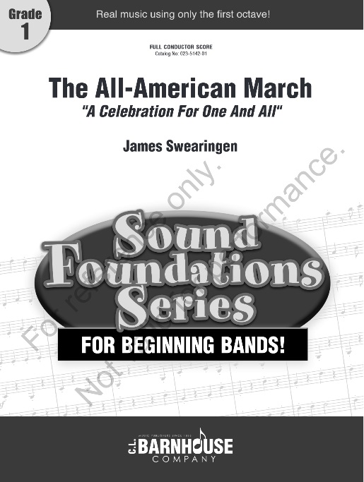 All-American March, The ("A Celebration For One And All") - klik hier