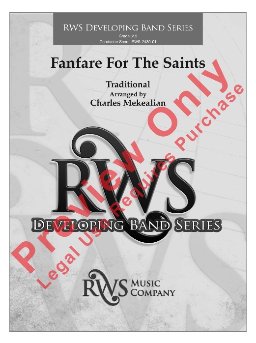 Fanfare for the Saints - klik hier