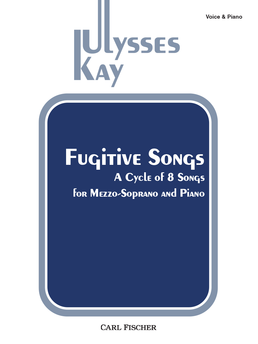 Fugitive Songs (A cycle for mezzo soprano and piano) - klik hier