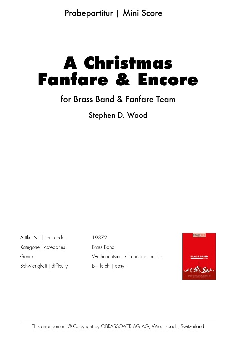 A Christmas Fanfare and Encore - klik hier