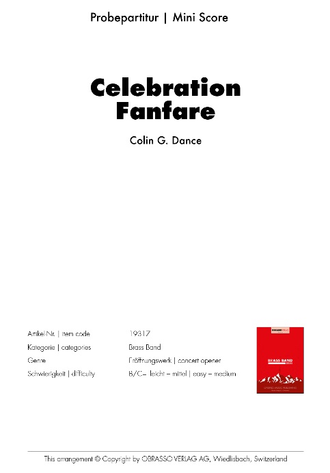 Celebration Fanfare - klik hier