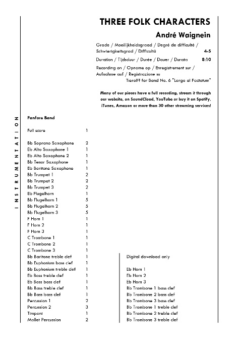 3 Folk Characters (Three) - klik hier