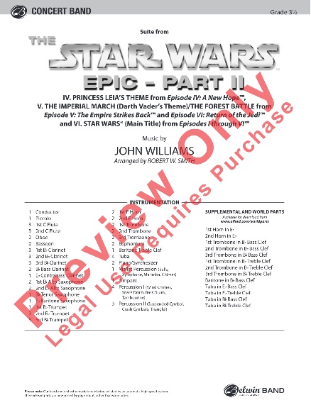 Suite from the 'Star Wars' Epic #2 - klik hier