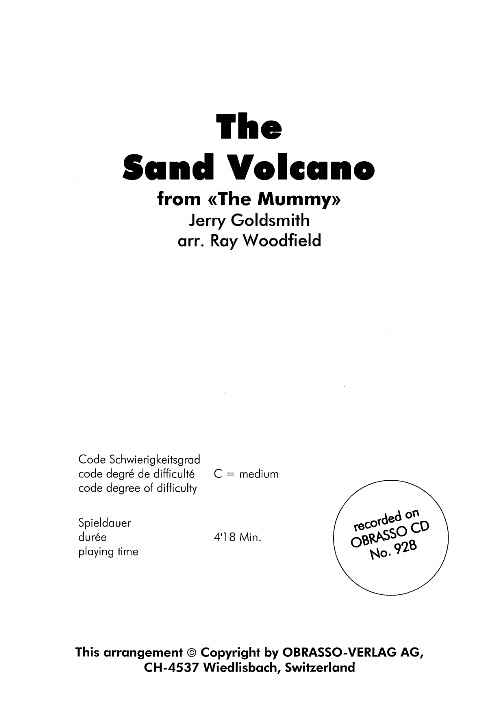 Sand Volcano, The (from 'Mummy') - klik hier