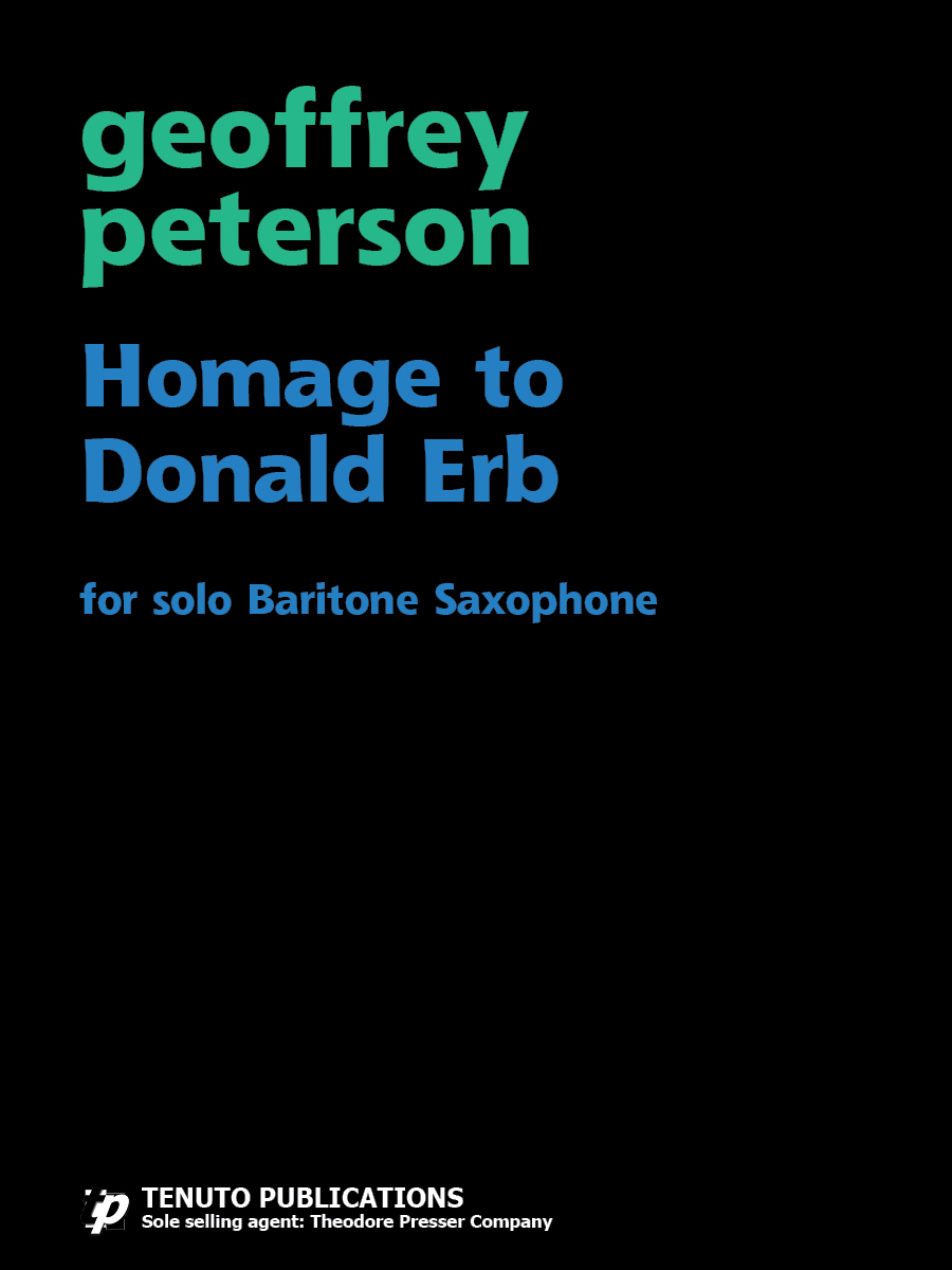 Homage to Donald Erb - klik hier