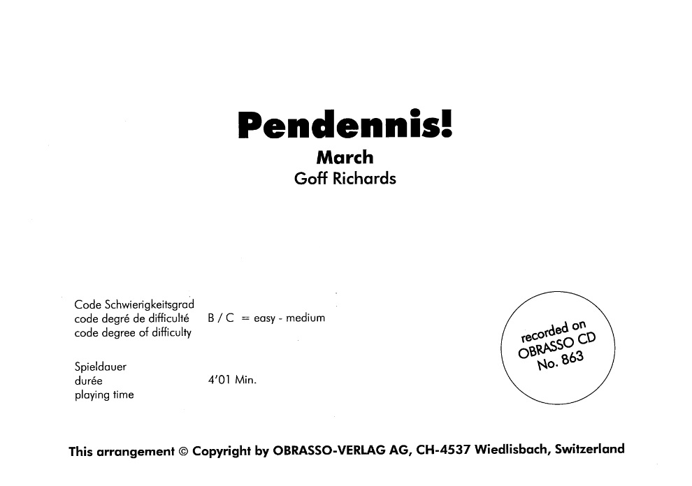 Pendennis! - klik hier