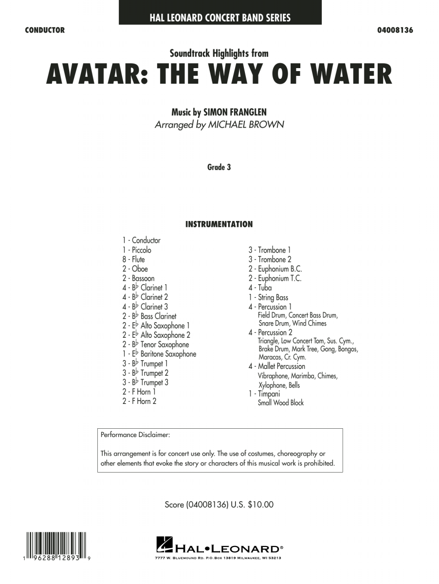 Soundtrack Highlights from Avatar:The Way of Water - klik hier