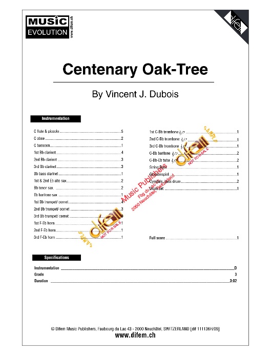 Centenary Oak-Tree - klik hier