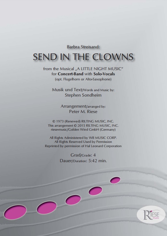 Send in the Clowns (from the Musical 'A Little Night Music') - klik hier