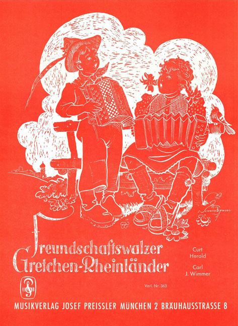 Freundschaftswalzer. Gretchen-Rheinl�nder - klik hier