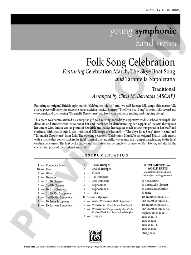 Folk Song Celebration - klik hier