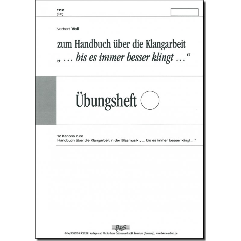 bungsheft B (bis es immer besser klingt) - klik hier