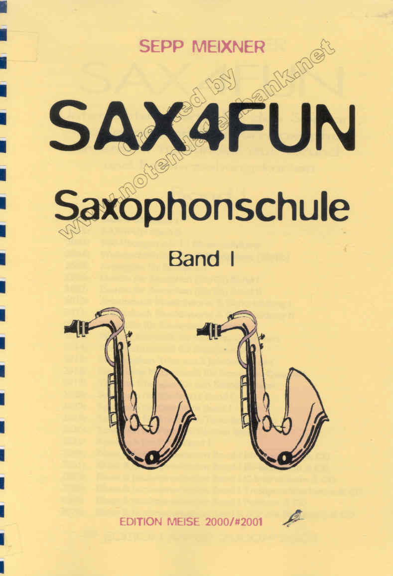 Saxophonschule #1 - klik hier