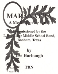 Maranatha (A Meditation for Band) - klik hier Maranatha (A Meditation for Band) - klik hier