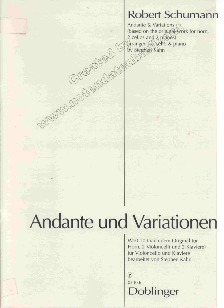 Andante und Variationen - klik hier Andante und Variationen - klik hier