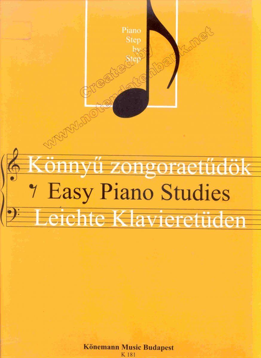 Easy Piano Studies / Leiche Klavieretden / Knny zongoraetdk - klik hier