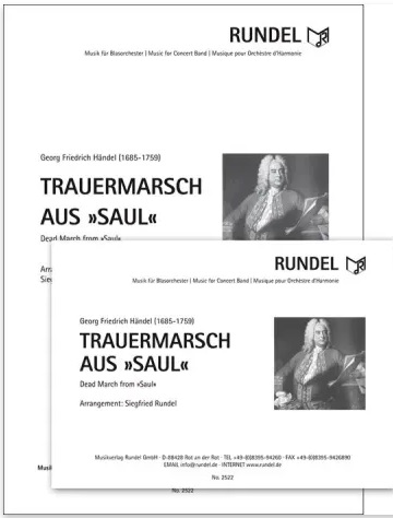 Trauermarsch aus 'Saul' - klik hier