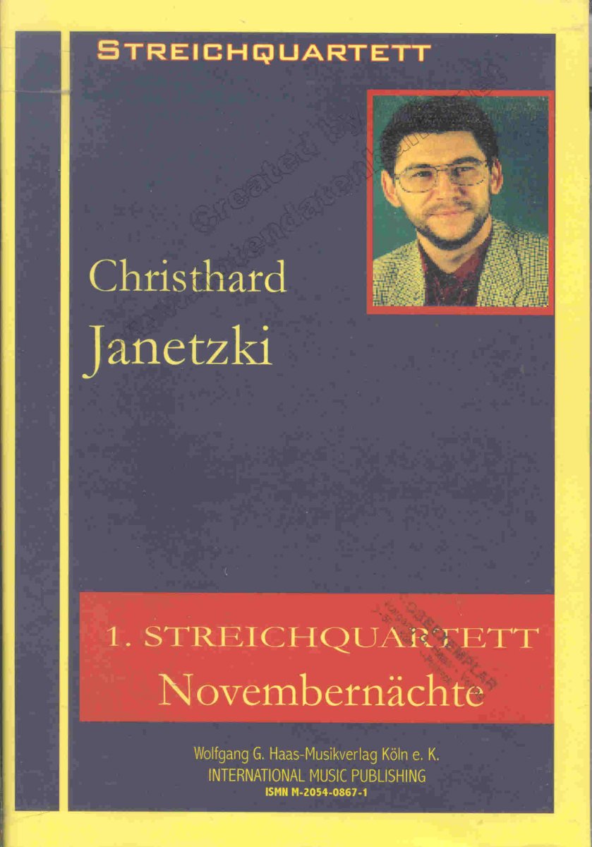 1. Streichquartett: Novembernächte - klik hier 1. Streichquartett: Novembernächte - klik hier