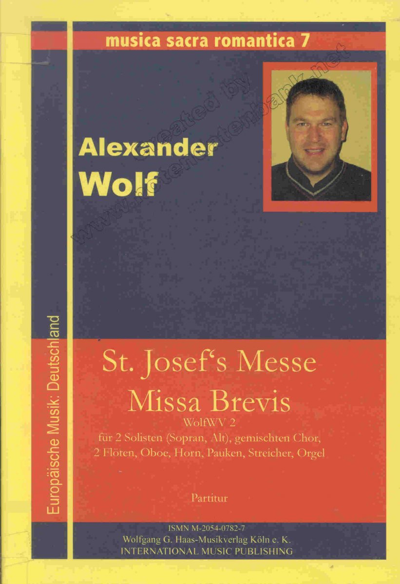 St. Josef's Messe, Missa Brevis - klik hier St. Josef's Messe, Missa Brevis - klik hier