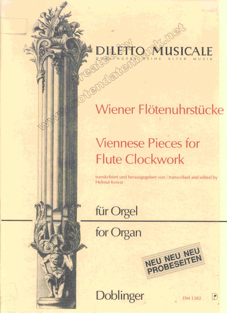 Wiener Fltenuhrstcke / Viennese Pieces for Flute Clockwork - klik hier