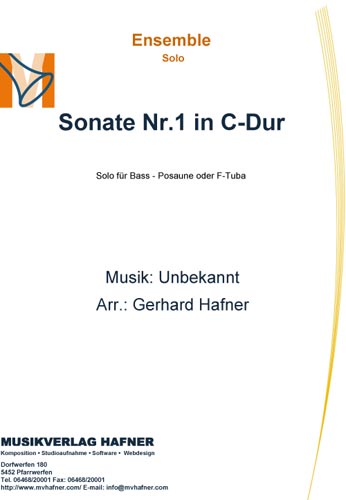 Sonate #1 in C-Dur - klik hier