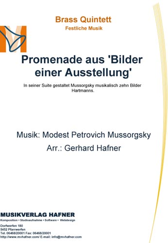 Promenade aus 'Bilder einer Ausstellung' - klik hier