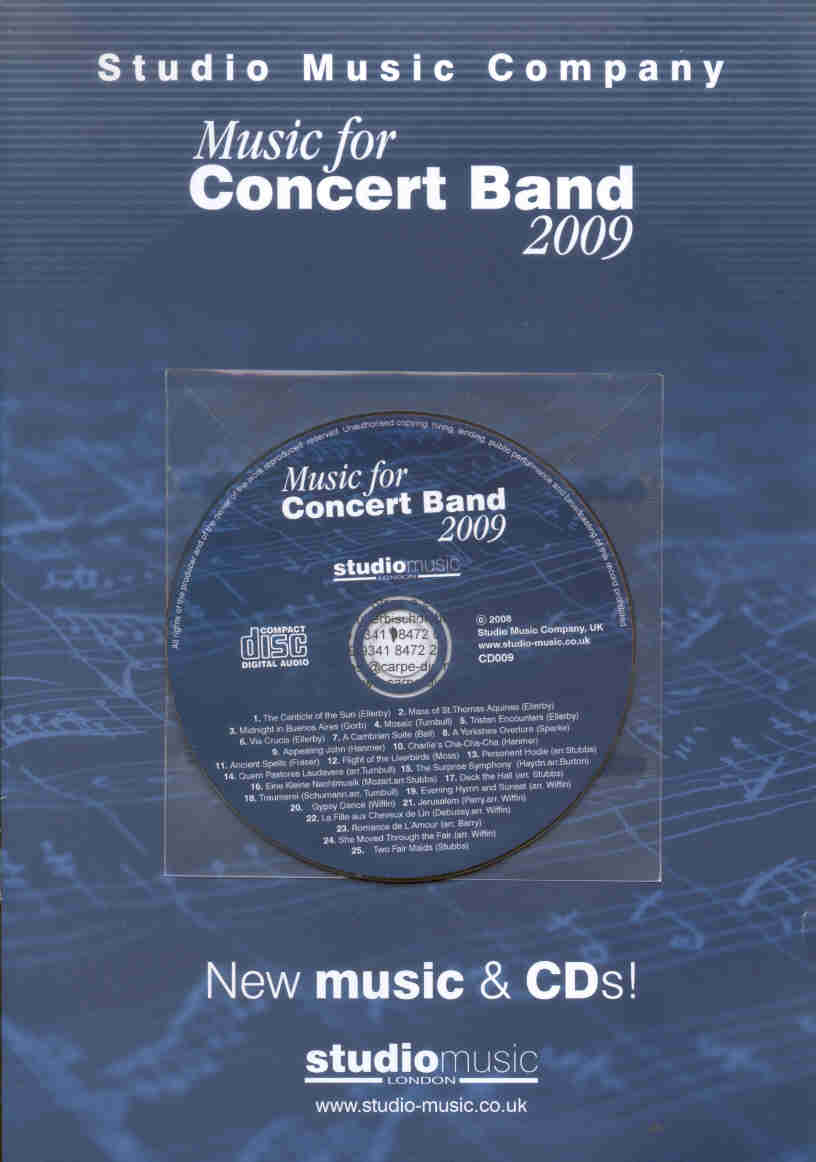 Studio Music 2009 - Music for Concert Band - klik hier