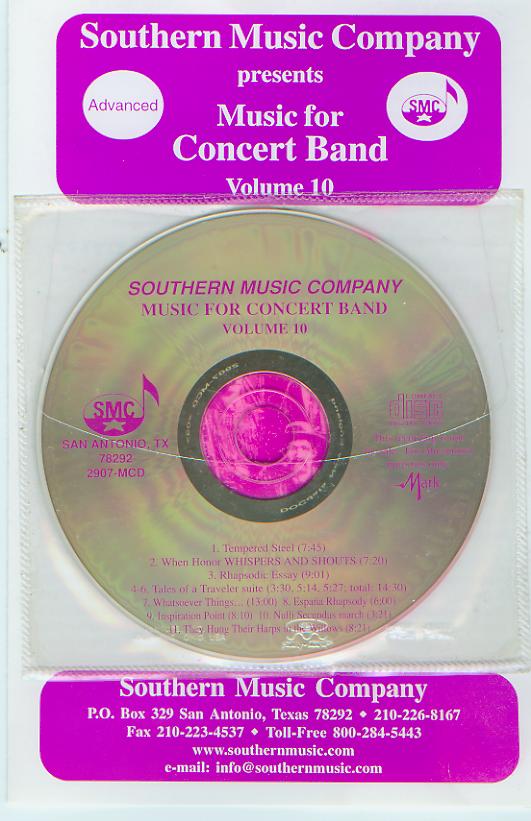 Southern Music Company #10 Music for Concert Band - klik hier Southern Music Company #10 Music for Concert Band - klik hier
