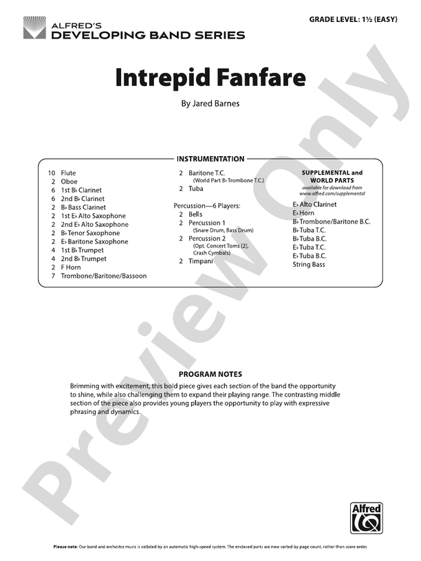 Intrepid Fanfare - klik hier