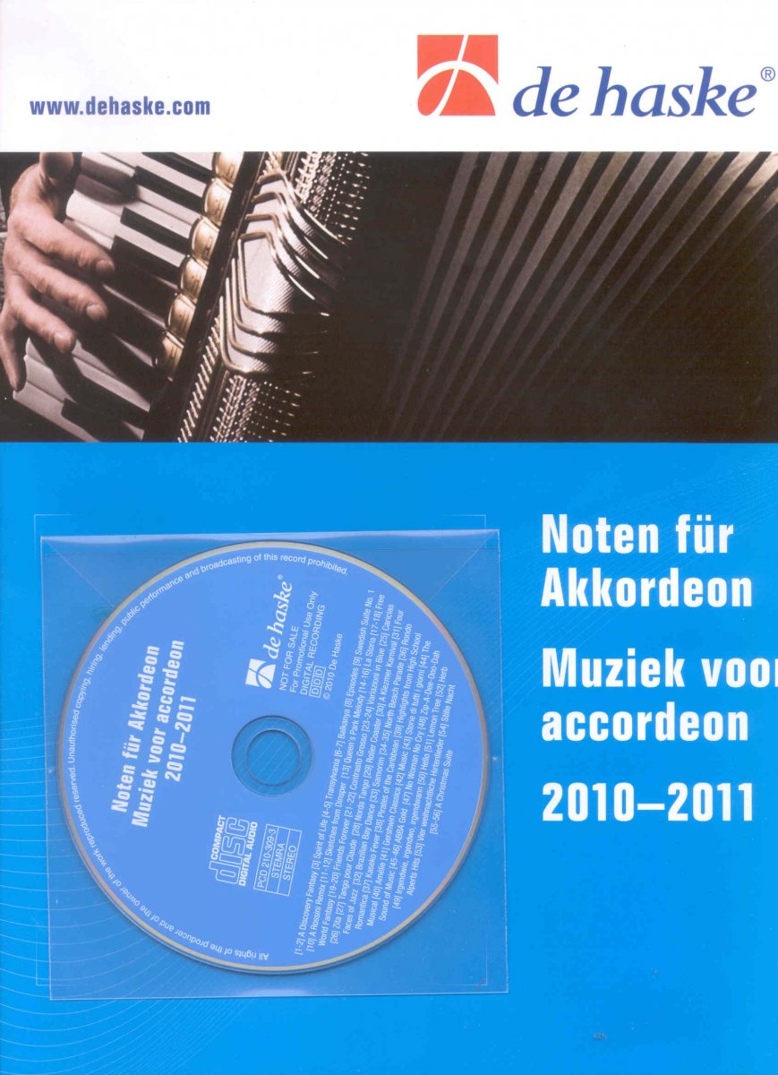 De Haske 2010-2011 Noten f�r Akkordeon - klik hier