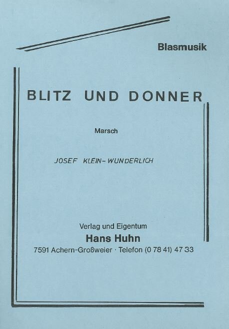Blitz und Donner - klik hier